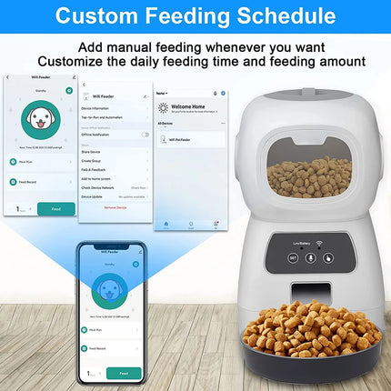 Pet Feeder Smart Dog Food Dispenser