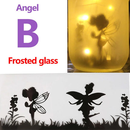 Solar Lantern Fairy in a Bottle Garden Lights