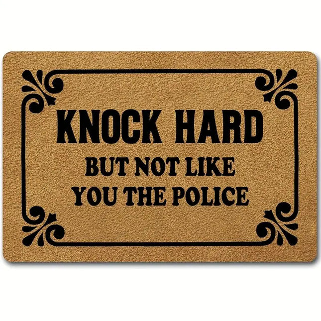 Retro Funny Wine Kitchen Entrance Doormat