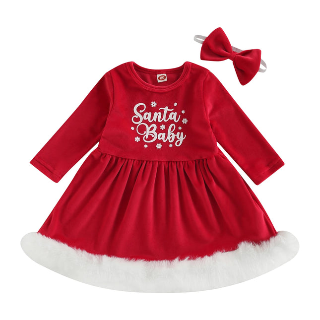 Baby Girl Christmas A-Line Dress Sets