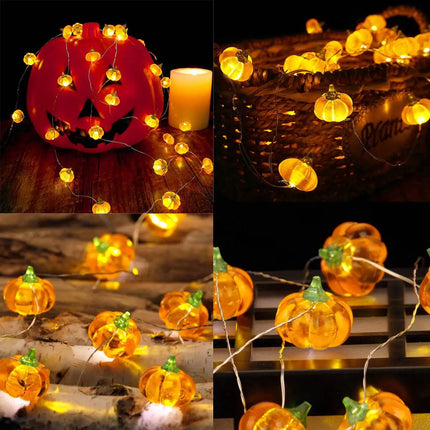 Halloween Pumpkin LED String Lights