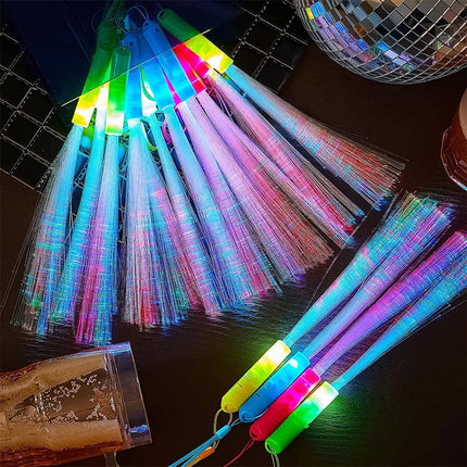 LED Glow Sticks 5pc Fiber Party Gift Decor