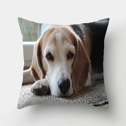 Custom Dog Animal Pillow Cover Cushion