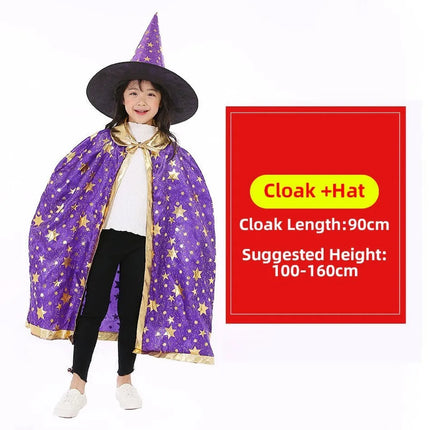 Girl Witch Princess Costume Party Dress Set