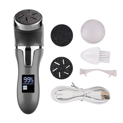 Electric Rechargeable Pedicure Foot Callus Massager