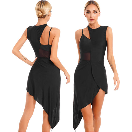 Women Leotard Sleeveless Dance Dress