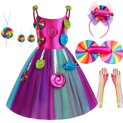 Girl Lollipop Costume Birthday Dress