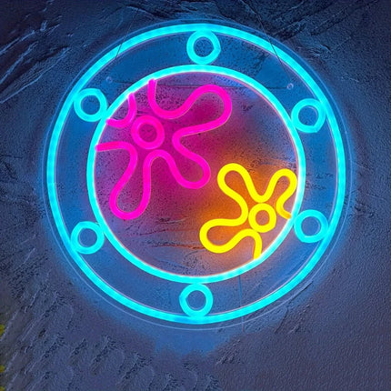 Ocean World Porthole Neon Light Signs