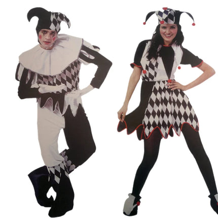 Women Joker Medieval Halloween Costume Sets