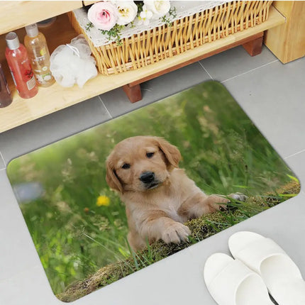 Home Puppy Love Labrador 3D Entrance Bathroom Doormat