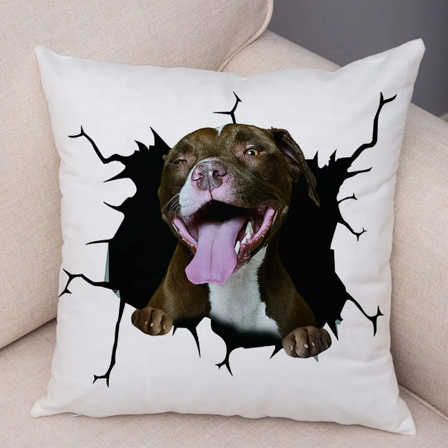 Home Animal Dog Husky Sofa Cushion Pillow