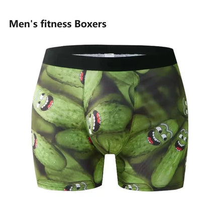 Men Funny 3D Fruity Fitness Boxers - Mad Fly Essentials