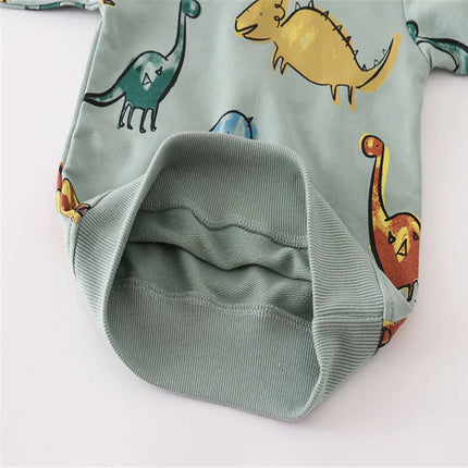 Baby Boy Spring Dinosaur Long Animal Sweaters