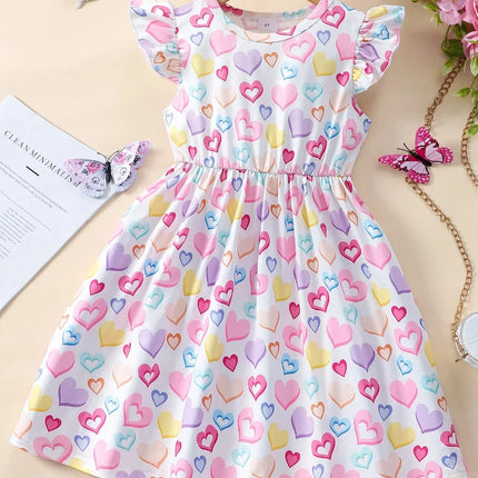 Girls 4-7Year Summer Sweetheart Dress