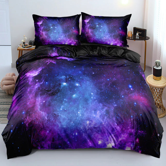 Luxury Starry Sky Universe Bedding Duvet Set.