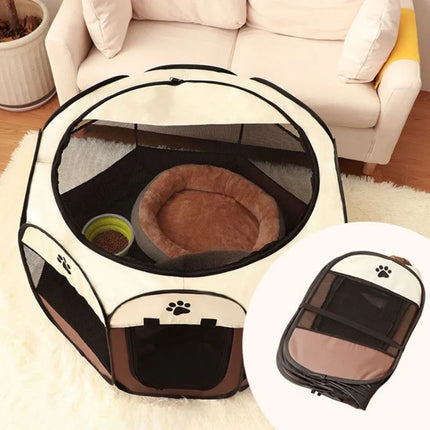 Foldable Playpen Pet Dog Cat Indoor-Outdoor Summer Kennel