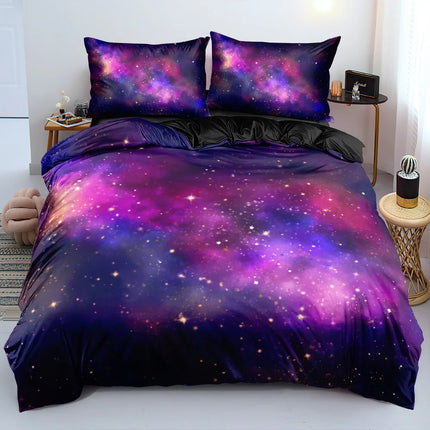 Luxury Starry Sky Universe Bedding Duvet Set