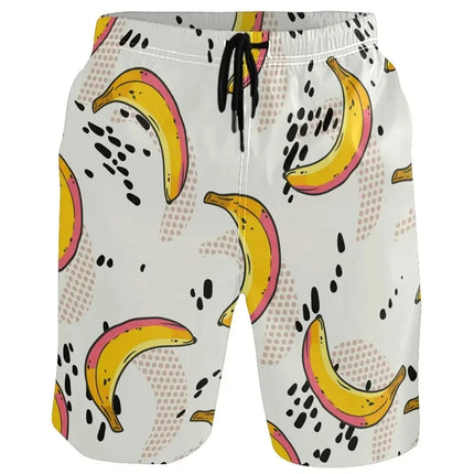 Men Funny Banana Crab Animal 3D Boardshorts