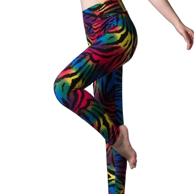 Women 3D Leopard Cheetah Fitness Leggings.