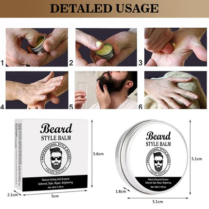 Men Natural Moisturizing Beard Balm