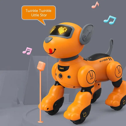 Smart Voice Dialogue Walking Robot Stunt Dog Toy