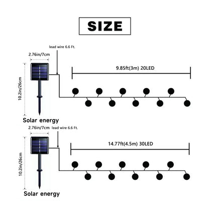 Solar Powered Moroccan String Party Lights