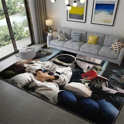 Home 3D Butterfly Animal Anti-Slip Modern Rugs