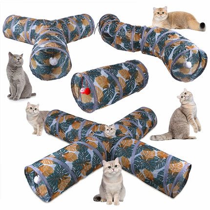 Funny Cat Tunnel Foldable Pet Toys