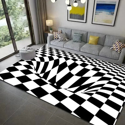 Kids Room Vortex 3D Illusion Area Living Rug