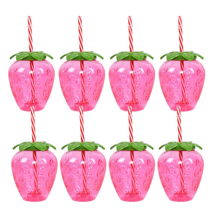 Pineapple Strawberry Fruit 8pc Party Cups