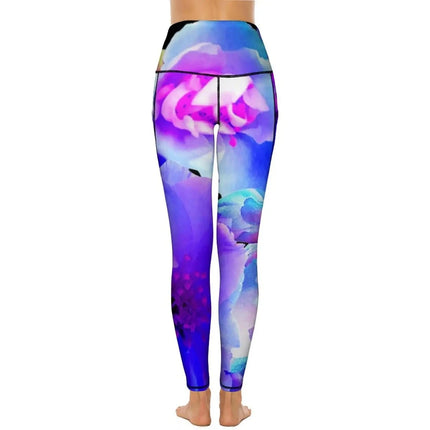 Bluetiful Floral Yoga Blossom 3D Fitness Leggings