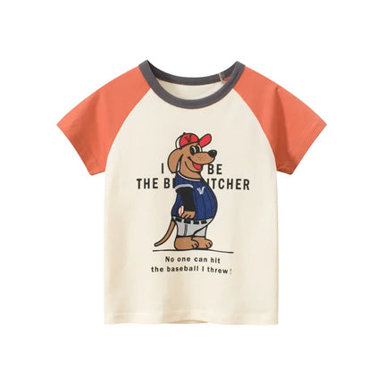 Baby Boy Short Dinosaur Graphic Tees