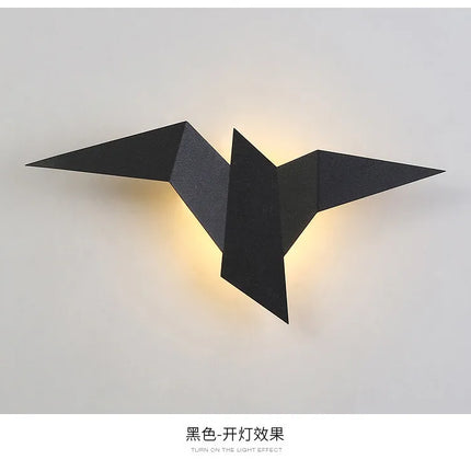 Nordic LED Bird Animal Wall Lamps