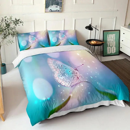 Kids Room 3D Butterfly Duvet Bedding Sets