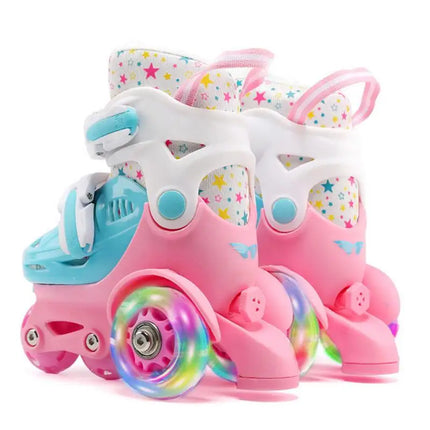 Kids Breathable Adjustable Inline Roller Skates