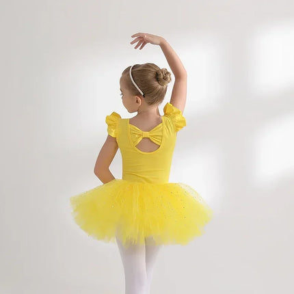 Girl Ballet Gymnastics Leotard Tutu Dress