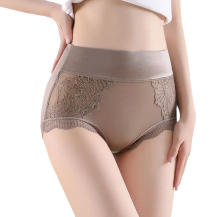 Women Lace Ice Silk Butt Lifting Panties