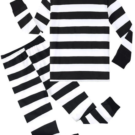 Baby Boy Striped Carnival Rainbow Pajama Sets