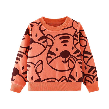 Baby Boy Animal Tiger Spring 2-7T Long Sweaters