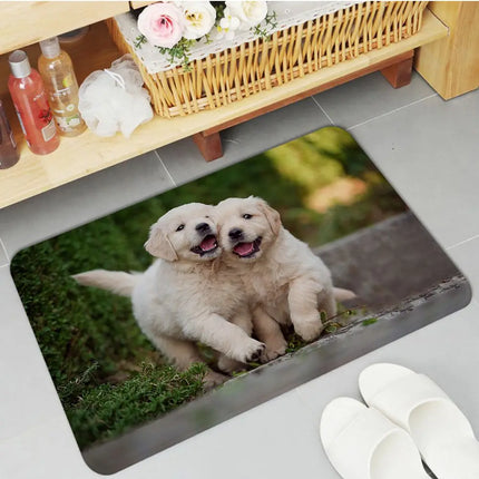 Home Puppy Love Labrador 3D Entrance Bathroom Doormat