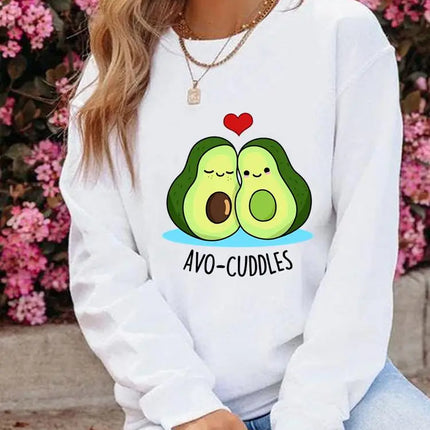 Women Graphic Avocado Sessions Casual Pullovers