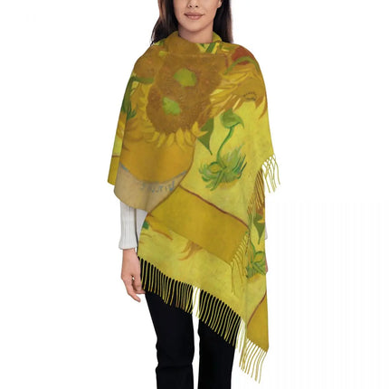 Van Gogh Tassel 3D Scarf