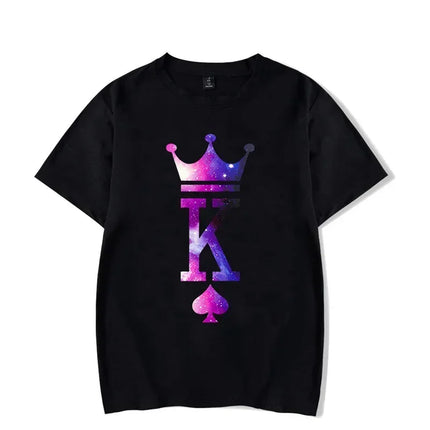 Couple Matching King Queen Summer 3D Shirts