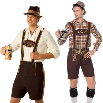 Men Oktoberfest Bavarian Bartender Costume