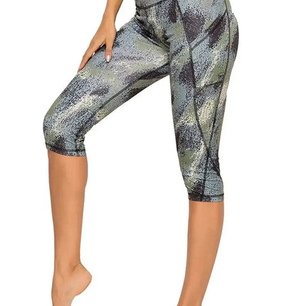 Women Pocket Capris Fitness Leggings - Mad Fly Essentials