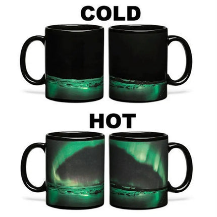 Color Changing Northern Lights Coffee Mug.