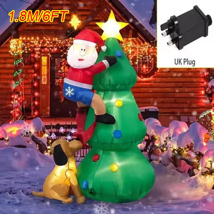 Christmas Inflatable LED Lights Garden Decor