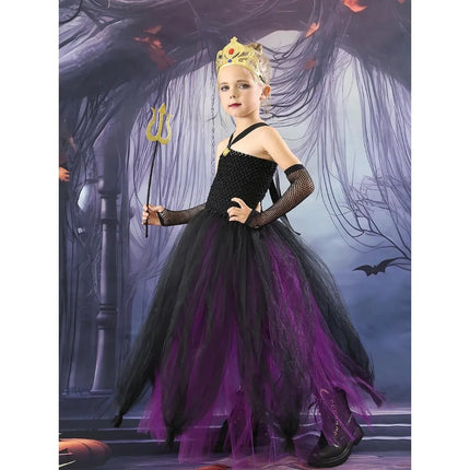 Girl Sea Witch Halloween Costume Set