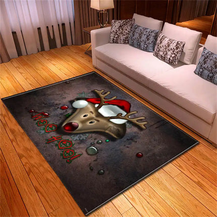 Home 3D Butterfly Animal Anti-Slip Modern Rugs