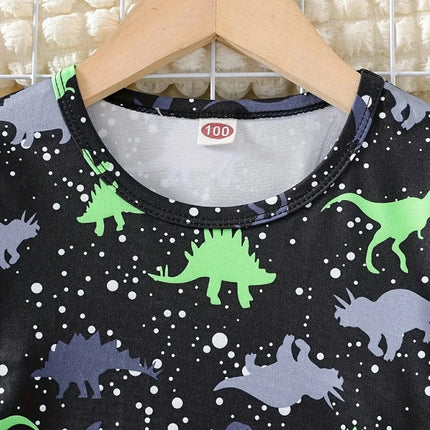 Baby Boy Luminous Dinosaur Animal Pajama Sets